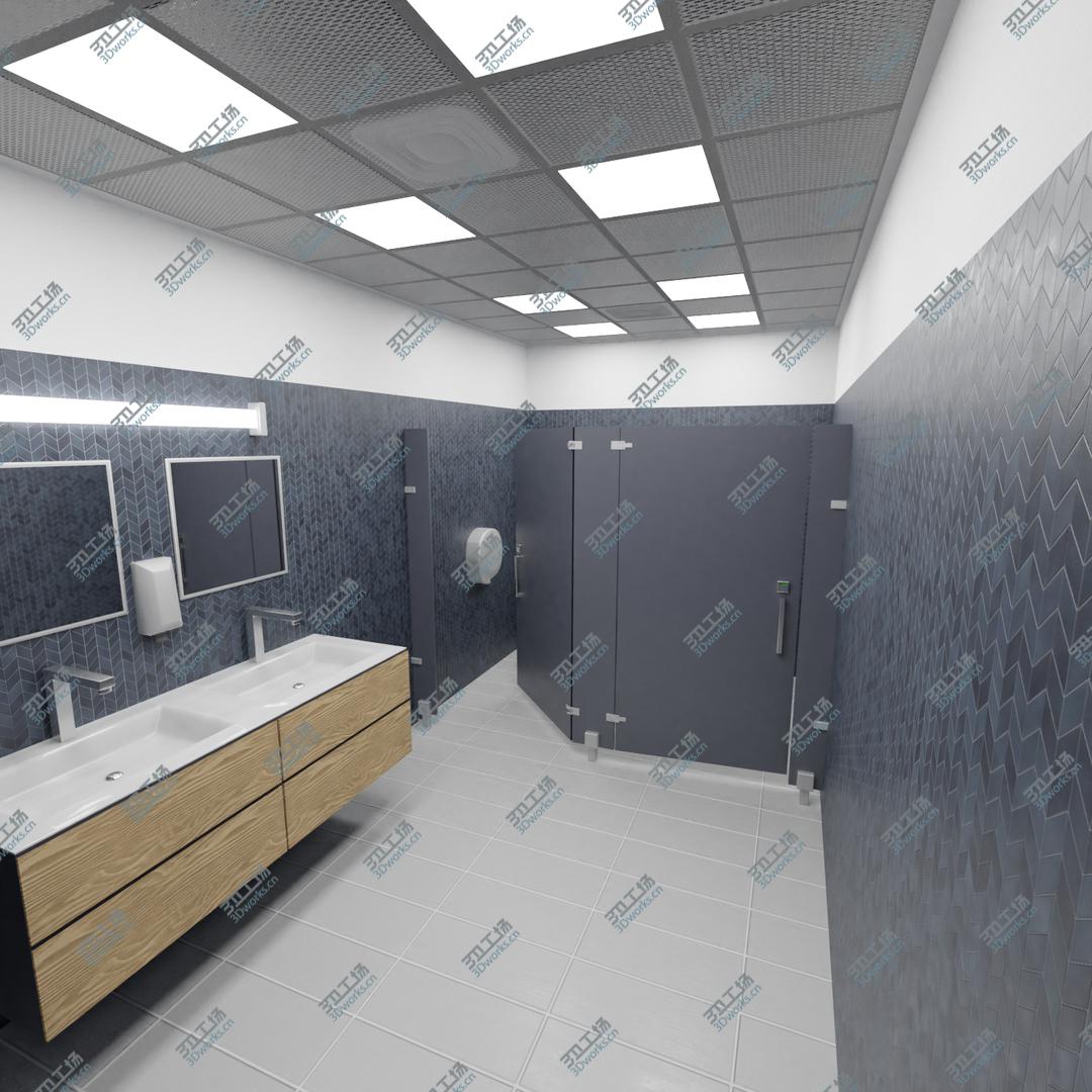 images/goods_img/2021040161/Realistic Bathroom Scene 8K PBR 3D model/1.jpg